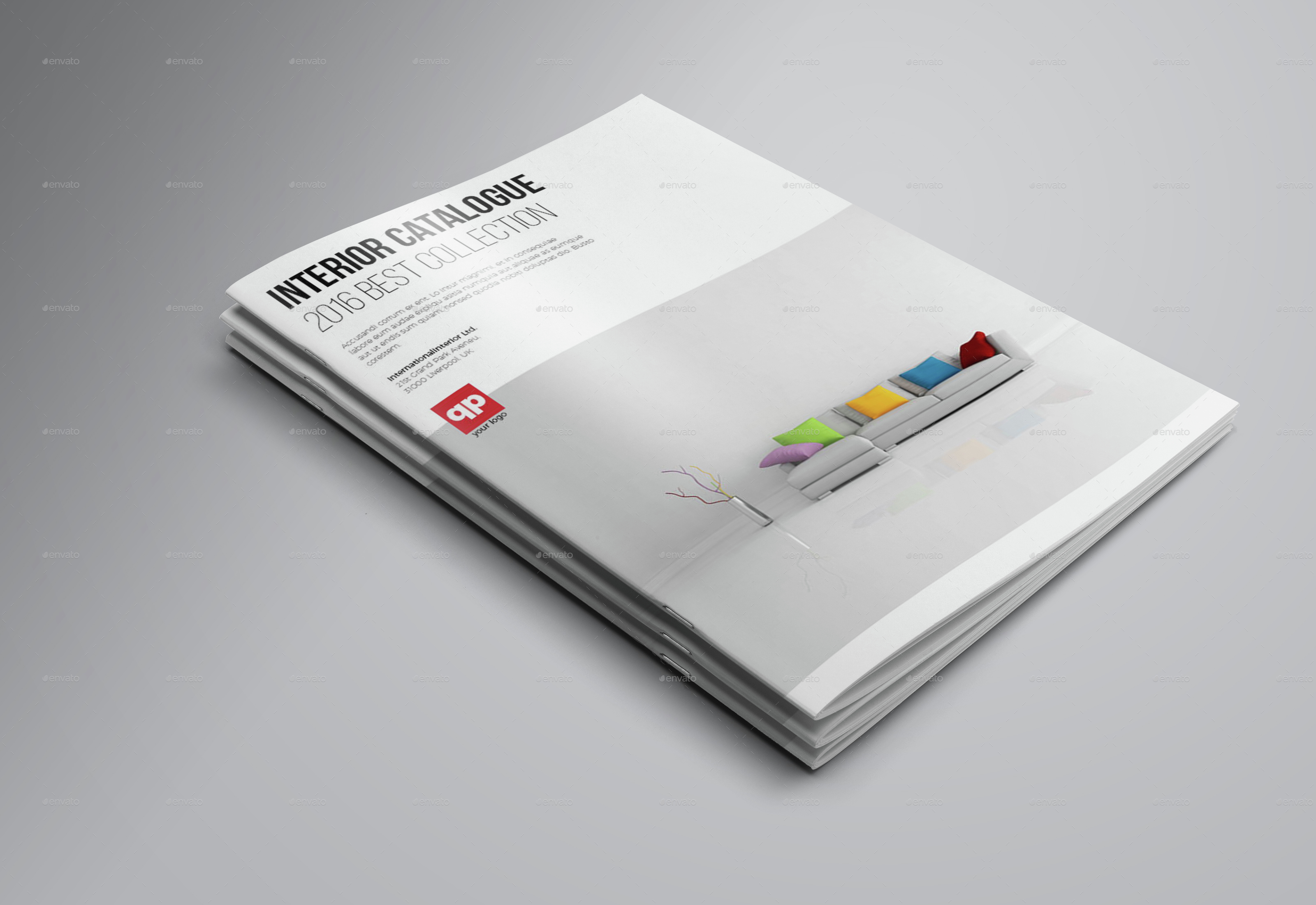 A4 Interior Catalog Template by bookrak GraphicRiver